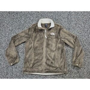 The North Face Jacket Women's Medium Brown Osito Fleece Fuzzy‎ Full Zip AAHY